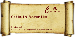 Czibula Veronika névjegykártya